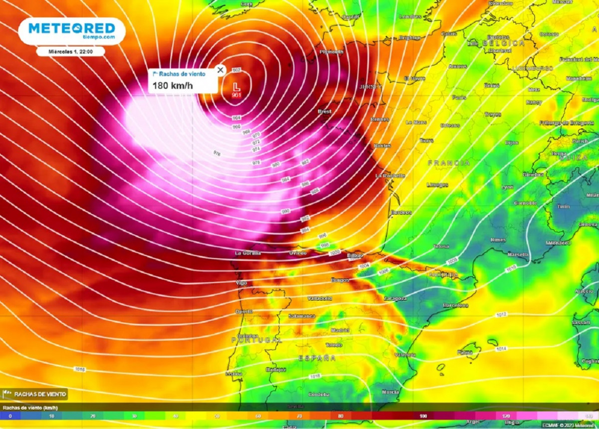 Alerta en toda España por la bomba meteorológica borrasca Ciarian